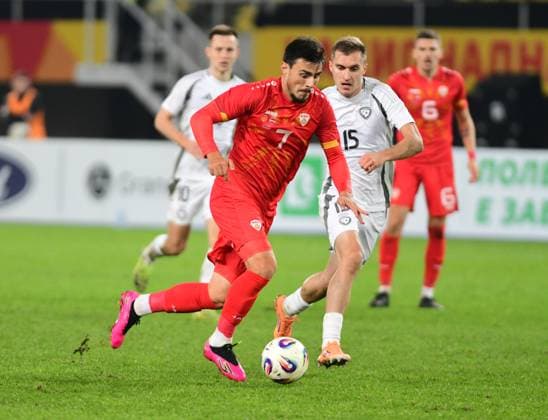 Football, International match, North Macedonia - Latvia