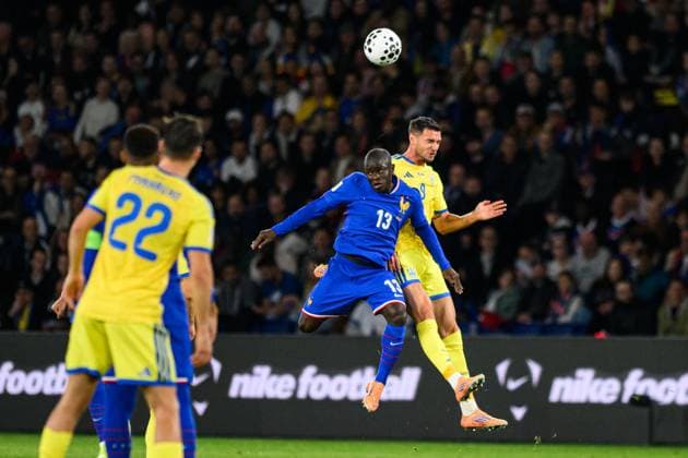 PARIS, FRANCE - 12 NOVEMBER, 2025: - The football match the European Qualifiers for the 2026 FIFA World Cup, WM, Weltmeisterschaft, Fussball France vs Ukraine at Parc des Princes.  Copyright: xVITALIIxKLIUIEVx