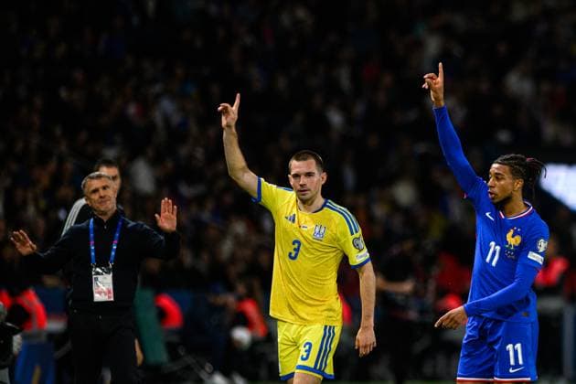 PARIS, FRANCE - 12 NOVEMBER, 2025: - The football match the European Qualifiers for the 2026 FIFA World Cup, WM, Weltmeisterschaft, Fussball France vs Ukraine at Parc des Princes.  Copyright: xVITALIIxKLIUIEVx