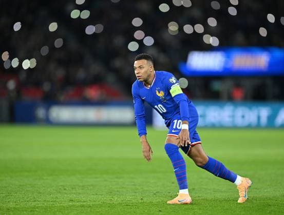 France v Ukraine - FIFA World Cup, WM, Weltmeisterschaft, Fussball 2026 Qualifying match PARIS, FRANCE - NOVEMBER 13: Kylian Mbappe of France in action during the FIFA World Cup 2026 Group D European qualification football match between France and Ukraine at Parc des Princes in Paris on November 13, 2025. Mustafa Yalcin Anadolu Paris France. Editorial use only. Please get in touch for any other usage.  Copyright: x2025xAnadoluxMustafaxYalcinx