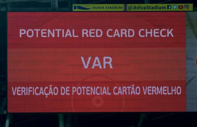 Cristiano Ronaldo of Portugal is sent off after having a yellow card changed to a red card following a VAR review Republic of Ireland v Portugal, FIFA 2026 World Cup Qualifying, Group F, Football, Aviva Stadium, Dublin, Ireland - 13 Nov 2025Dublin Aviva Stadium Ireland EDITORIAL USE ONLY No use with unauthorised audio, video, data, fixture lists, club league logos or live services. Online in-match use limited to 120 images, no video emulation. No use in betting, games or single club league player publications. Copyright: xLorrainexO Sullivan Shutterstockx 15759346au