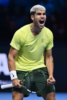 Dc Torino 13 11 2025 - ATP, Tennis Herren Finals Domenico Cippitelli Image nella foto: Carlos Alcaraz 