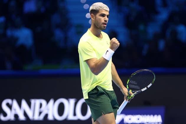 Carlos Alcaraz (Spain) , day 5, Nitto ATP, Tennis Herren Finals 2025, INALPI Arena, November 13, 2025, Turin, Italy.