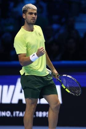 Carlos Alcaraz (Spain) , day 5, Nitto ATP, Tennis Herren Finals 2025, INALPI Arena, November 13, 2025, Turin, Italy.