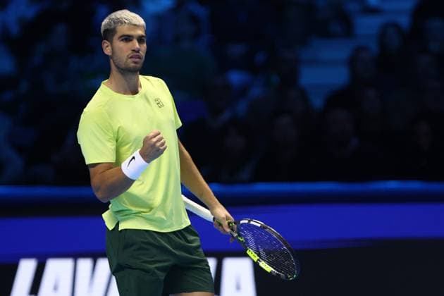 Carlos Alcaraz (Spain) , day 5, Nitto ATP, Tennis Herren Finals 2025, INALPI Arena, November 13, 2025, Turin, Italy.