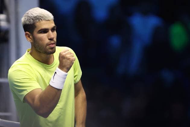 Carlos Alcaraz (Spain) , day 5, Nitto ATP, Tennis Herren Finals 2025, INALPI Arena, November 13, 2025, Turin, Italy.