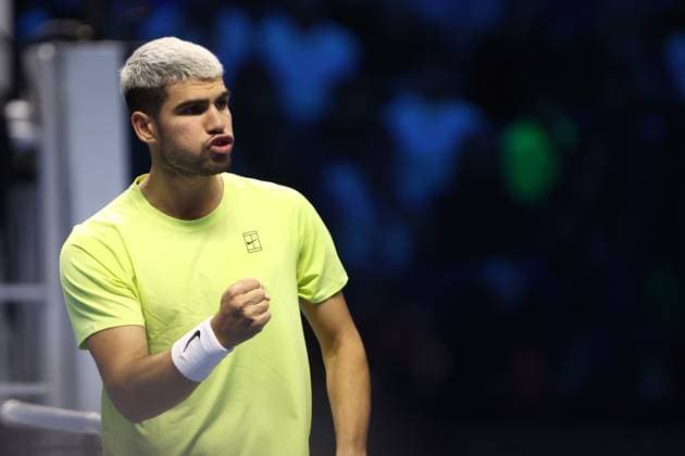 Carlos Alcaraz (Spain) , day 5, Nitto ATP, Tennis Herren Finals 2025, INALPI Arena, November 13, 2025, Turin, Italy.