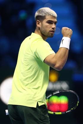 Carlos Alcaraz (Spain) , day 5, Nitto ATP, Tennis Herren Finals 2025, INALPI Arena, November 13, 2025, Turin, Italy.
