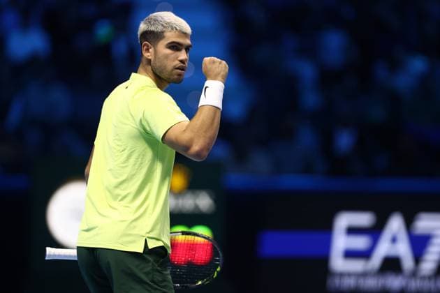 Carlos Alcaraz (Spain) , day 5, Nitto ATP, Tennis Herren Finals 2025, INALPI Arena, November 13, 2025, Turin, Italy.