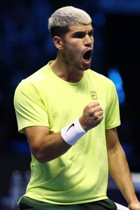 Carlos Alcaraz (Spain) , day 5, Nitto ATP, Tennis Herren Finals 2025, INALPI Arena, November 13, 2025, Turin, Italy.