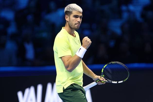 Carlos Alcaraz (Spain) , day 5, Nitto ATP, Tennis Herren Finals 2025, INALPI Arena, November 13, 2025, Turin, Italy.