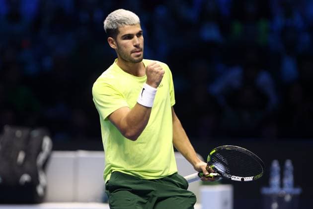 Carlos Alcaraz (Spain) , day 5, Nitto ATP, Tennis Herren Finals 2025, INALPI Arena, November 13, 2025, Turin, Italy.
