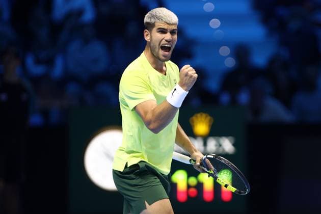 Carlos Alcaraz (Spain) , day 5, Nitto ATP, Tennis Herren Finals 2025, INALPI Arena, November 13, 2025, Turin, Italy.
