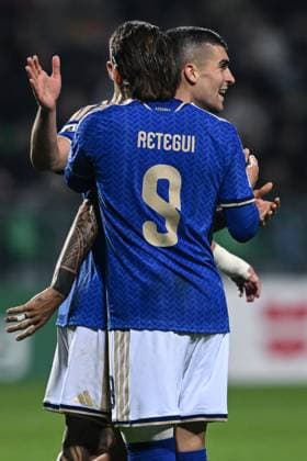 Mg Chisinau (Moldova) 13 11 2025 - qualificazioni Mondiali 2026 Moldova-Italia foto Matteo Gribaudi Image nella foto: esultanza gol Gianluca Mancini 