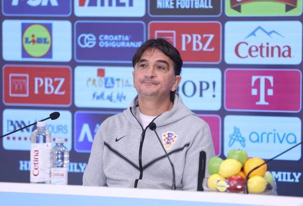 Croatia press and training session: FIFA World Cup, WM, Weltmeisterschaft, Fussball 2026 Qualifiers Head Coach of Croatia Zlatko Dalic speaks with a media on a press conference, PK, Pressekonferenz ahead of the training session at HNK Rijeka Stadium in Rijeka, Croatia, on November 13, 2025. ahead of the European Qualifiers for the 2026 FIFA World Cup Matchday 9 match between Croatia and Faroe Islands.  NelxPavletic PIXSELL