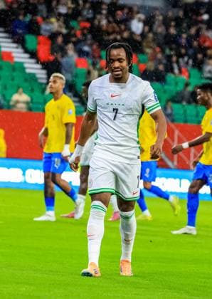 World Cup qualifying playoffs Nigeria vs Gabon Ademola Lookman during Nigeria vs Gabon Copyright: xSulaimanxPoojaxAdebayox