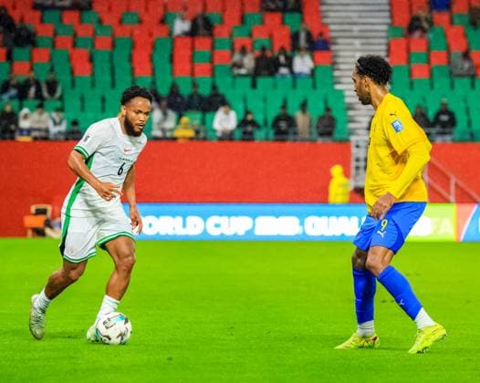 World Cup qualifying playoffs Nigeria vs Gabon Chidera Ejuke during Nigeria vs Gabon Copyright: xSulaimanxPoojaxAdebayox