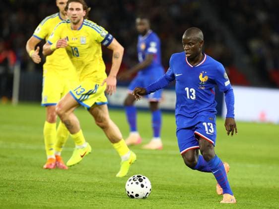 November 13, 2025, Paris, Ile-De-France, France: N GOLO KANTE of France in action during the FIFA World Cup, WM, Weltmeisterschaft, Fussball 2026 European Qualifiers group D stage game between FRANCE and UKRAINE at the Parc des Princes in Paris, France Paris France - ZUMAc179 20251113_zep_c179_146 Copyright: xMickaelxChavetx
