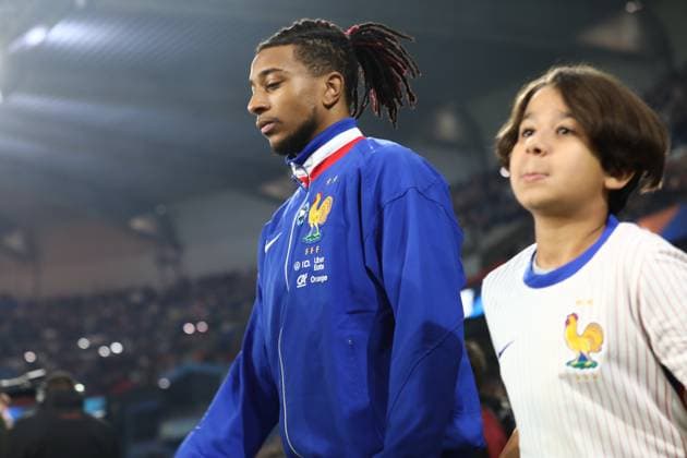 November 13, 2025, Paris, Ile-De-France, France: MICHAEL OLISE of France in the FIFA World Cup, WM, Weltmeisterschaft, Fussball 2026 European Qualifiers group D stage game between FRANCE and UKRAINE at the Parc des Princes in Paris, France Paris France - ZUMAc179 20251113_zep_c179_157 Copyright: xMickaelxChavetx