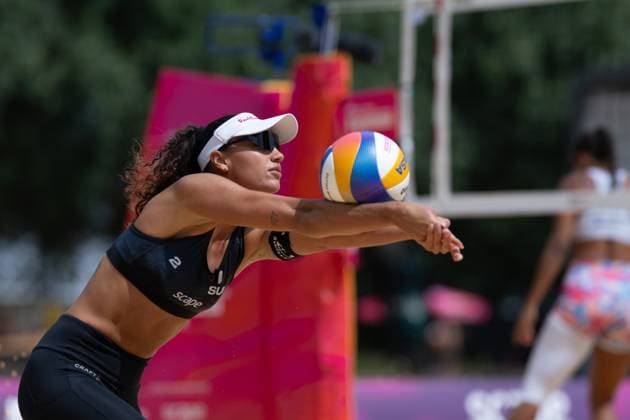 RECORD DATE NOT STATED ADELAIDE, AUSTRALIA - NOVEMBER 14: during the Beach volleyball, Beachvolleyball World Championships at Adelaide on November 14, 2025 in Adelaide, Australia. Australia Copyright: xBEAUTIFULxSPORTS PeterxWeberx