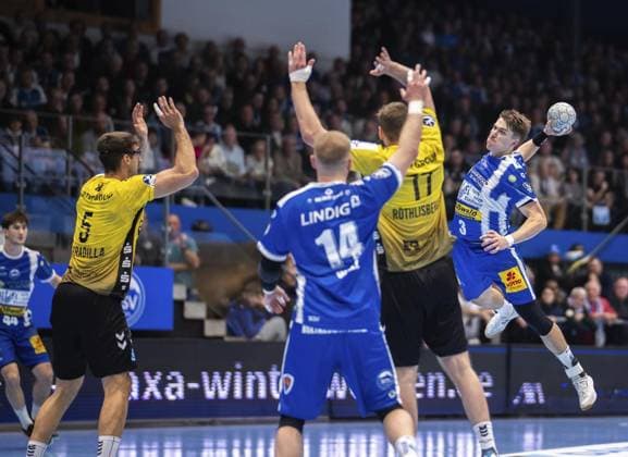 DAIKIN HBL HANDBALL MEN 1 BL 12 GAME DAY THSV EISENACH TVB STUTTGART FOR EDITORIAL PURPOSES ONLY p 13 11 2025 Eisenach DAIKIN HBL Handball 1 Bundesliga Herren Saison 2025 2026 12 Spieltag Werner Assmann Halle ThSV Eisenach TVB Stuttgart im Foto Oskar Joelsson 3 ThSV Eisenach Germany Thüringen Eisenach Copyright SaschaxFromm Copyright: SaschaxFromm doc8395yzqwzr6q1g5tn1k ,EDITORIAL USE ONLY Copyright: SaschaxFromm