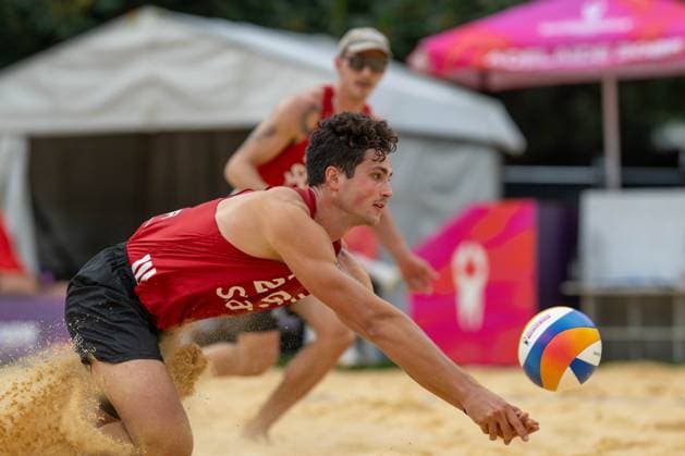 Beach Volleyball World Championships Adelaide, Australia 14 11 2025 ADELAIDE, AUSTRALIA NOVEMBER 14 Sven Winter Player 2, GER during the Beach Volleyball World Championships at Adelaide on November 14, 2025 in Adelaide, Australia Copyright: xBEAUTIFULxSPORTS PeterxWeberx