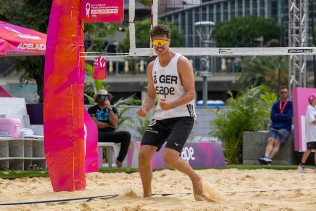 Beach Volleyball World Championships Adelaide, Australia 14 11 2025 ADELAIDE, AUSTRALIA NOVEMBER 14 Lui Wuest Player 2, GER during the Beach Volleyball World Championships at Adelaide on November 14, 2025 in Adelaide, Australia Copyright: xBEAUTIFULxSPORTS PeterxWeberx