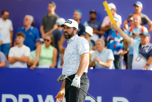 DUBAI, UNITED ARAB EMIRATES - 14.11.2025: John PARRY (ENG) DP World Tour Championship Dubai at Jumeirah Golf Estates on November 14, 2025 in Dubai, United Arab Emirates.
