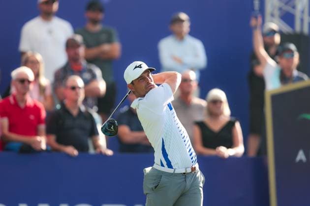 DUBAI, UNITED ARAB EMIRATES - 14.11.2025: Adrien SADDIER (FRA) DP World Tour Championship Dubai at Jumeirah Golf Estates on November 14, 2025 in Dubai, United Arab Emirates.