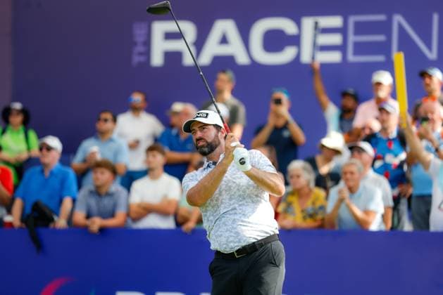 DUBAI, UNITED ARAB EMIRATES - 14.11.2025: John PARRY (ENG) DP World Tour Championship Dubai at Jumeirah Golf Estates on November 14, 2025 in Dubai, United Arab Emirates.