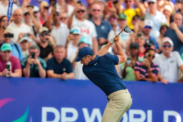 DUBAI, UNITED ARAB EMIRATES - 14.11.2025: Rory MCILROY (NIR) DP World Tour Championship Dubai at Jumeirah Golf Estates on November 14, 2025 in Dubai, United Arab Emirates.
