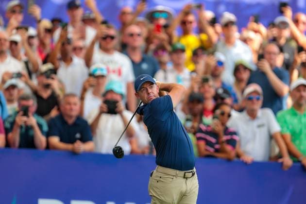 DUBAI, UNITED ARAB EMIRATES - 14.11.2025: Rory MCILROY (NIR) DP World Tour Championship Dubai at Jumeirah Golf Estates on November 14, 2025 in Dubai, United Arab Emirates.
