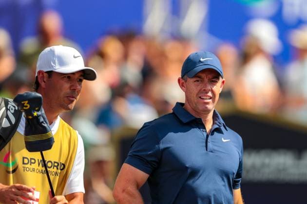 DUBAI, UNITED ARAB EMIRATES - 14.11.2025: Rory MCILROY (NIR) DP World Tour Championship Dubai at Jumeirah Golf Estates on November 14, 2025 in Dubai, United Arab Emirates.