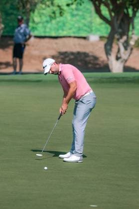 DUBAI, UNITED ARAB EMIRATES - 14.11.2025: Nicolai VON DELLINGSHAUSEN (GER) DP World Tour Championship Dubai at Jumeirah Golf Estates on November 14, 2025 in Dubai, United Arab Emirates.