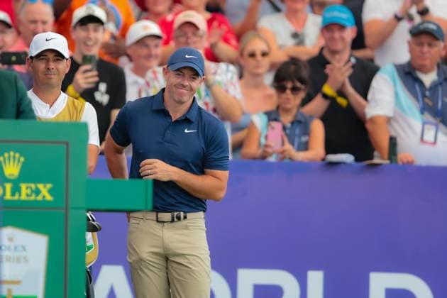 DUBAI, UNITED ARAB EMIRATES - 14.11.2025: Rory MCILROY (NIR) DP World Tour Championship Dubai at Jumeirah Golf Estates on November 14, 2025 in Dubai, United Arab Emirates.