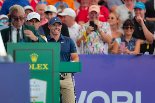 DUBAI, UNITED ARAB EMIRATES - 14.11.2025: Rory MCILROY (NIR) DP World Tour Championship Dubai at Jumeirah Golf Estates on November 14, 2025 in Dubai, United Arab Emirates.