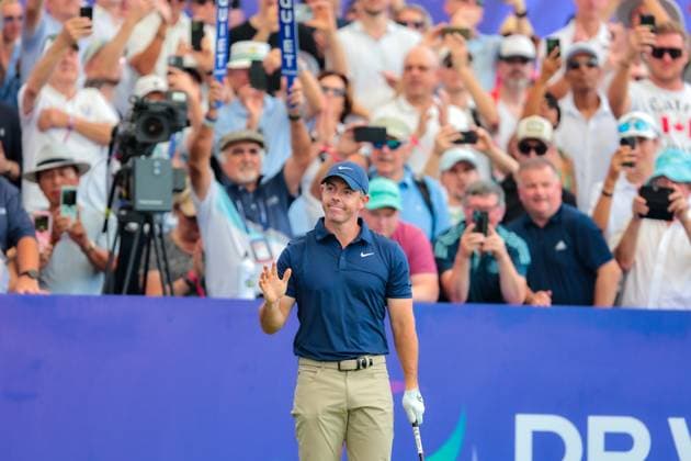 DUBAI, UNITED ARAB EMIRATES - 14.11.2025: Rory MCILROY (NIR) DP World Tour Championship Dubai at Jumeirah Golf Estates on November 14, 2025 in Dubai, United Arab Emirates.