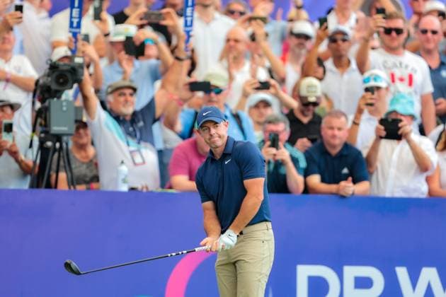 DUBAI, UNITED ARAB EMIRATES - 14.11.2025: Rory MCILROY (NIR) DP World Tour Championship Dubai at Jumeirah Golf Estates on November 14, 2025 in Dubai, United Arab Emirates.