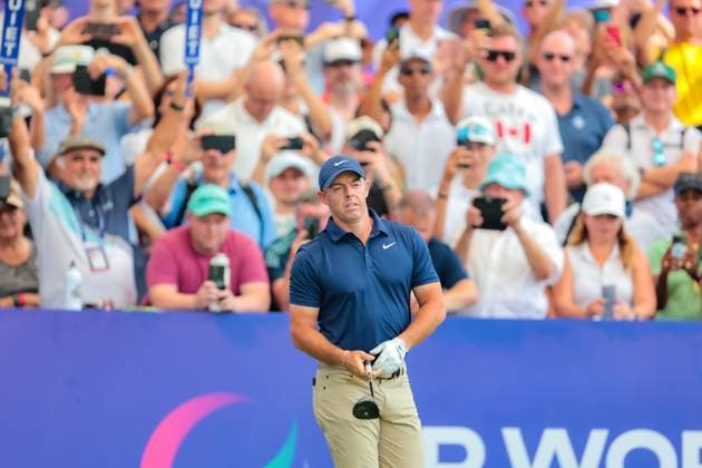 DUBAI, UNITED ARAB EMIRATES - 14.11.2025: Rory MCILROY (NIR) DP World Tour Championship Dubai at Jumeirah Golf Estates on November 14, 2025 in Dubai, United Arab Emirates.