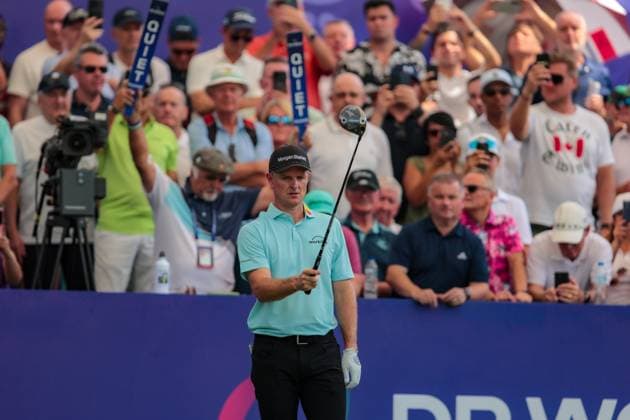 DUBAI, UNITED ARAB EMIRATES - 14.11.2025: Justin ROSE (ENG) DP World Tour Championship Dubai at Jumeirah Golf Estates on November 14, 2025 in Dubai, United Arab Emirates.