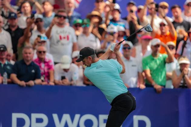 DUBAI, UNITED ARAB EMIRATES - 14.11.2025: Justin ROSE (ENG) DP World Tour Championship Dubai at Jumeirah Golf Estates on November 14, 2025 in Dubai, United Arab Emirates.
