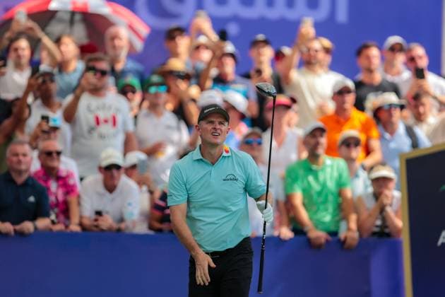 DUBAI, UNITED ARAB EMIRATES - 14.11.2025: Justin ROSE (ENG) DP World Tour Championship Dubai at Jumeirah Golf Estates on November 14, 2025 in Dubai, United Arab Emirates.