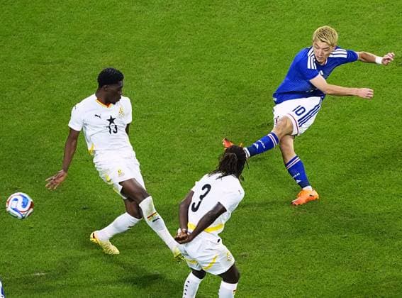 Football, International match, Japan - Ghana
