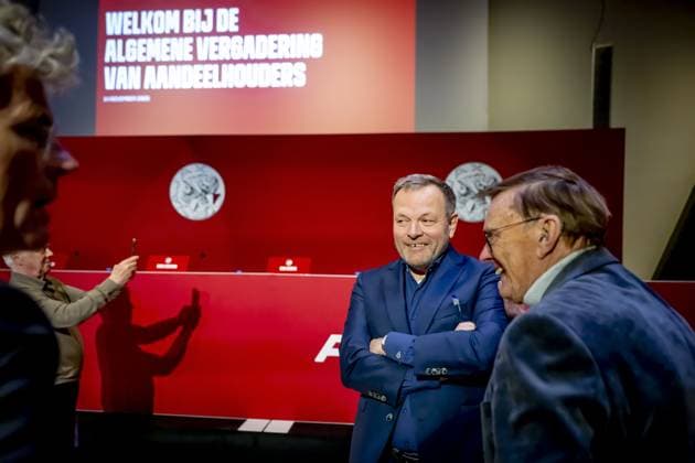 AMSTERDAM - Dirk Anbeek during the opening of the General Meeting of Shareholders of the Amsterdam football club Ajax. ANP ROBIN UTRECHT xVIxANPxSportx xxANPxIVx 542089259 originalFilename: 542089259.jpg
