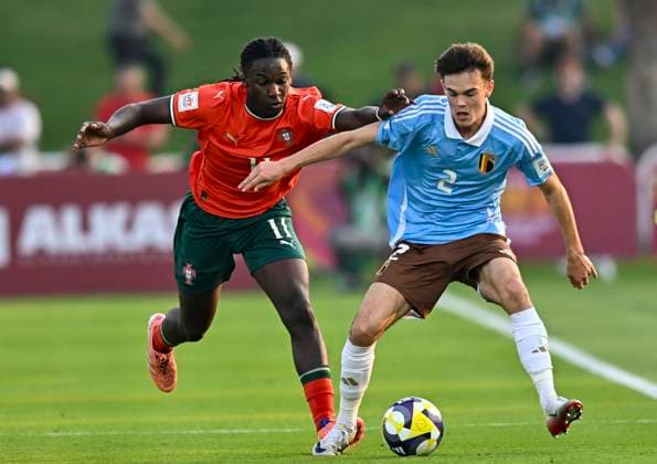 Football, U17 World Cup, Portugal - Belgium