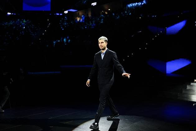 Carlos Alcaraz receive the year-end ATP, Tennis Herren No. 1 at the ATP World Tour Finals against at the Inalpi Arena in Turin, Italy - Friday, Nov. 14, 2025. -  Copyright: xMarcoxAlpozzi LaPressex