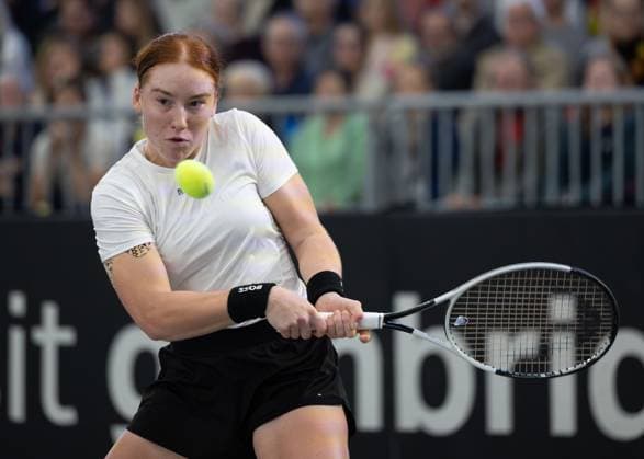 Billie Jean King Cup 2025 Play Offs, TC Ismaning, Munich, Germany, Team Germany, Ella Seidel Tennis Billie Jean King Cup 2025 ITF Billie Jean King Cup TC Ismaning Ismaning Bavaria Germany November 14, 2025 Copyright: xJuergenxHasenkopfx