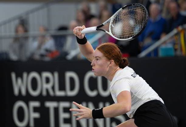 Billie Jean King Cup 2025 Play Offs, TC Ismaning, Munich, Germany, Team Germany, Ella Seidel Tennis Billie Jean King Cup 2025 ITF Billie Jean King Cup TC Ismaning Ismaning Bavaria Germany November 14, 2025 Copyright: xJuergenxHasenkopfx