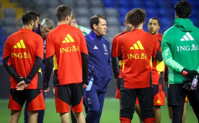 Football, Belgium national team training