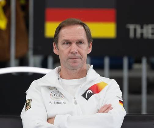 Billie Jean King Cup 2025 Play Offs, TC Ismaning, Munich, Germany, Opening Ceremony, Team Germany, Team Captain Rainer Schuettler Copyright: xJuergenxHasenkopfx